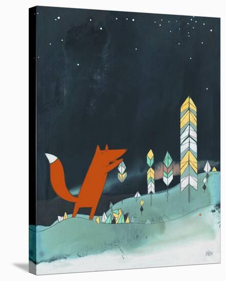 Mr. Fox is Inspired-Kristiana Pärn-Stretched Canvas