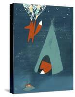 Mr. Fox’s Brilliant New Ideas-Kristiana Pärn-Stretched Canvas
