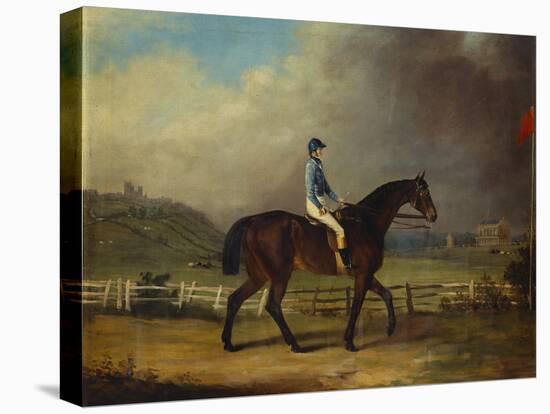 Mr. Hindley's Brown Filly 'Rosina' by 'Romulus' Ridden by the Owner on Lincoln Race Course-P. Ewbank-Premier Image Canvas