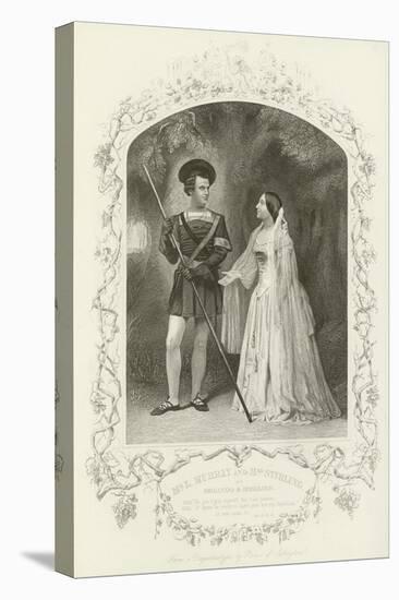 Mr L Murray and Mrs Stirling as Orlando and Rosalind, as You Like It, Act V, Scene IV-null-Premier Image Canvas