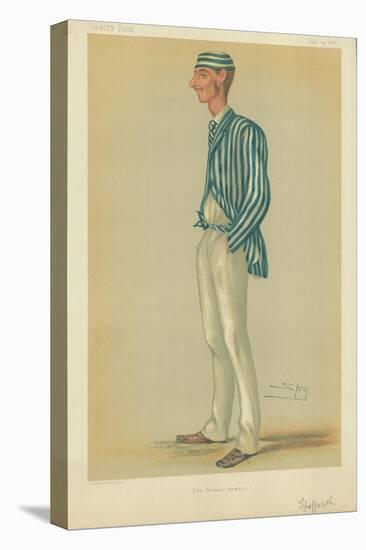 Mr Markham Spofforth, the Demon Bowler, 13 July 1878, Vanity Fair Cartoon-Sir Leslie Ward-Premier Image Canvas