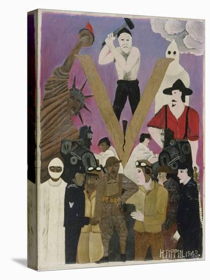 Mr. Prejudice, 1943 (Oil on Canvas)-Horace Pippin-Premier Image Canvas