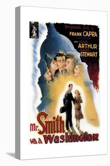 Mr. Smith Goes to Washington, (aka Mr. Smith Va a Washington), James Stewart, Jean Arthur, 1939-null-Premier Image Canvas