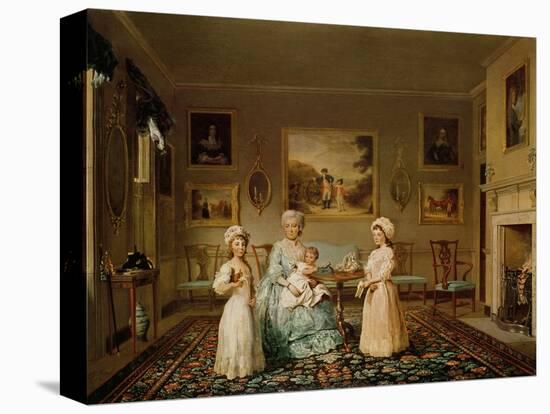 Mrs. Congreve and Her Children in Their London Drawing Room, 1782-Philip Reinagle-Premier Image Canvas