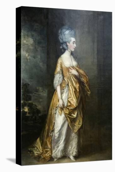 Mrs. Grace Dalrymple Portrait-Thomas Gainsborough-Stretched Canvas