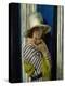 Mrs Hone in a Striped Dress, 1912-Sir William Orpen-Premier Image Canvas