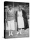 Mrs Mallory and Suzanne Lenglen before their Famous First Final at the 'New' Wimbledon, 1922-null-Premier Image Canvas