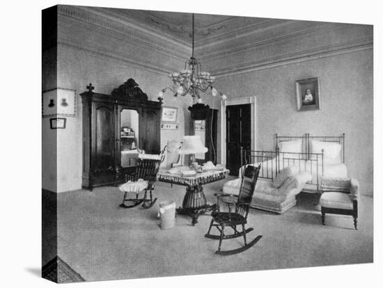 Mrs Mckinley's Bedroom at the White House, Washington Dc, USA, 1908-null-Premier Image Canvas