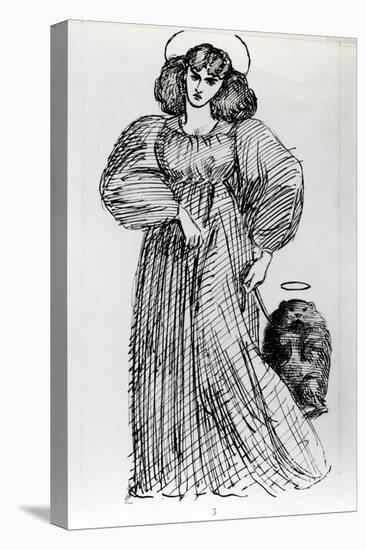 Mrs. Morris and the Wombat, 1869 (Pen and Ink on Paper)-Dante Gabriel Rossetti-Premier Image Canvas