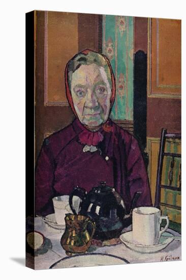 'Mrs Mounter at the Breakfast Table', 1916-17-Harold Gilman-Premier Image Canvas