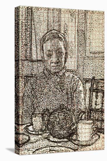 Mrs Mounter at the Breakfast Table-Harold Gilman-Premier Image Canvas