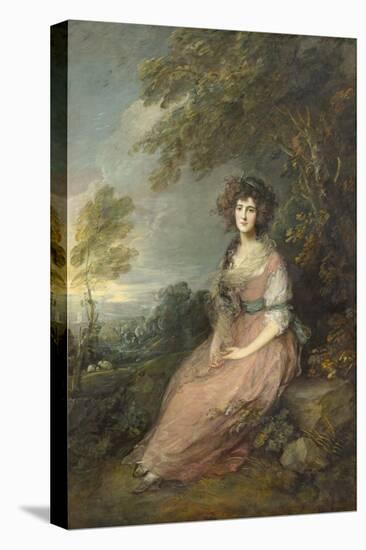 Mrs. Richard Brinsley Sheridan, 1785- 87-Thomas Gainsborough-Premier Image Canvas