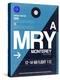 MRY Monterey Luggage Tag II-NaxArt-Stretched Canvas