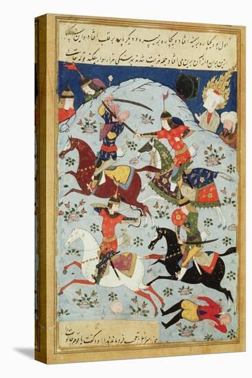 Ms Suppl.Persan 1313 Battle Between Goliath and David-null-Premier Image Canvas