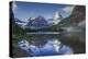 Mt Assiniboine, Sunburst Peak, and Mt Magog as Seen from Sunburst Lake-Howie Garber-Premier Image Canvas
