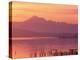 Mt. Baker and Puget Sound at Dawn, Anacortes, Washington, USA-William Sutton-Premier Image Canvas