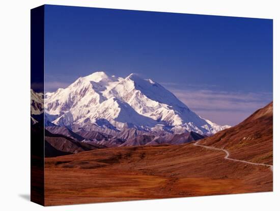 Mt. Denali from Stony Hill in Fall, Mt. McKinley, Alaska, USA-Charles Sleicher-Premier Image Canvas