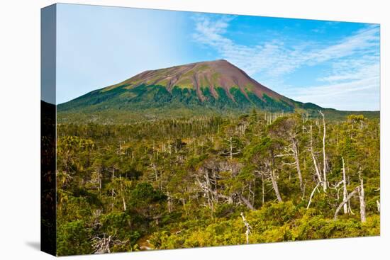 Mt. Edgecumbe, Kruzof Island, Southeast Alaska-Mark A Johnson-Premier Image Canvas