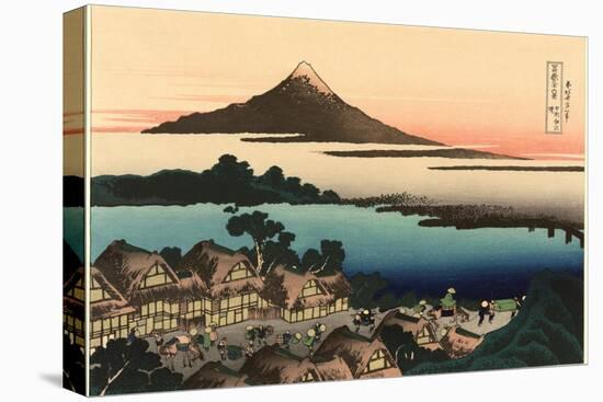 Mt. Fuji and Japanese Village-null-Stretched Canvas