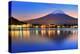 Mt. Fuji, Japan at Lake Kawaguchi after Sunset.-Sean Pavone-Premier Image Canvas