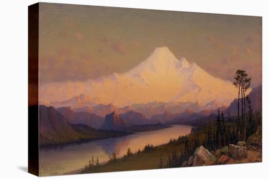 Mt. Hood at Sunset-James Everett Stuart-Premier Image Canvas