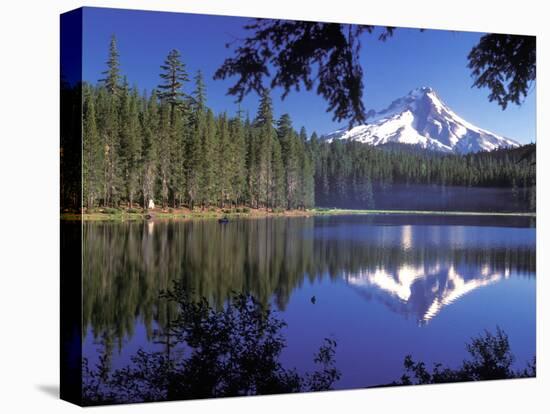 Mt. Hood Reflected in Frog Lake, Oregon, USA-Janis Miglavs-Premier Image Canvas