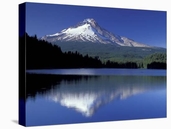 Mt. Hood Reflected in Trillium Lake, Oregon, USA-Jamie & Judy Wild-Premier Image Canvas