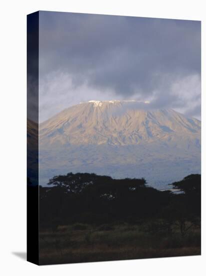 Mt. Kilimanjaro, Kibo Peak from Kenya Side, Kenya, Africa-Storm Stanley-Premier Image Canvas