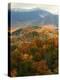 Mt LeConte above fall foliage, Smoky Mountains, Tennessee, USA-Anna Miller-Premier Image Canvas