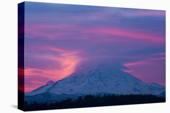 Mt Rainier at Sunrise, Washington, USA-Art Wolfe-Premier Image Canvas