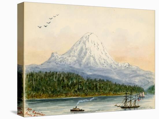 Mt. Rainier From Seattle-Alfred Downing-Premier Image Canvas