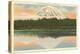 Mt. Rainier, Lake Spanaway, Washington-null-Stretched Canvas