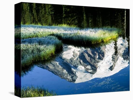 Mt. Rainier Reflected in Reflection Lake, Washington, USA-Charles Sleicher-Premier Image Canvas