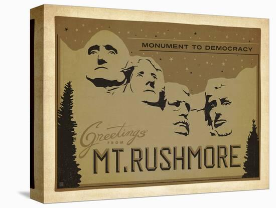 Mt. Rushmore: Monument To Democracy-Anderson Design Group-Stretched Canvas