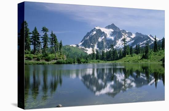 Mt Shuksan, northern Cascade Mountains, Washington-Tim Fitzharris-Stretched Canvas
