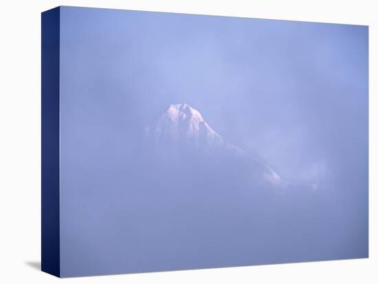 Mt. Shuksan Peaking Through the Clouds, North Cascades National Park, Washington, USA-Charles Sleicher-Premier Image Canvas