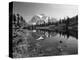 Mt Shuksan with Picture Lake, Mt Baker National Recreation Area, Washington, USA-Stuart Westmorland-Premier Image Canvas