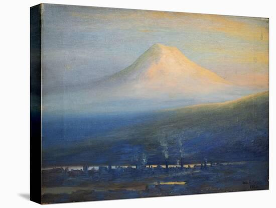 Mt. Tacoma at Sunset-Thomas Gibbs Moses-Premier Image Canvas