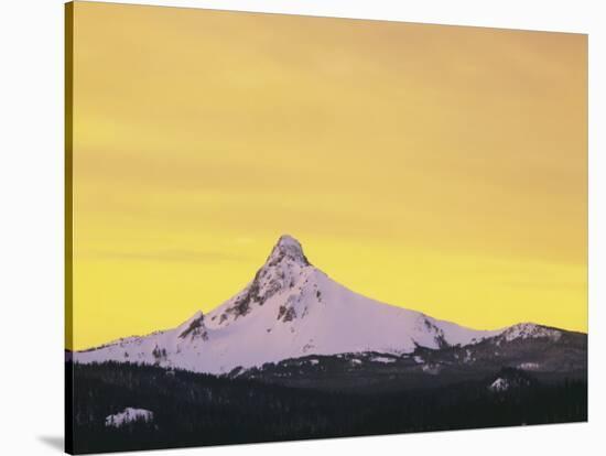 Mt. Washington at sunset, Deschutes National Forest, Oregon, USA-Charles Gurche-Premier Image Canvas