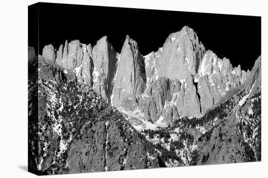 Mt Whitney BW-Douglas Taylor-Stretched Canvas