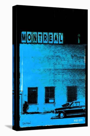 MTL Vice City - Blue-Pascal Normand-Stretched Canvas