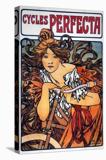 Mucha: Bicycle Ad, 1897-Alphonse Mucha-Premier Image Canvas