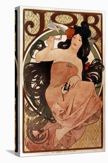 Mucha: Cigarette Paper Ad-Alphonse Mucha-Premier Image Canvas