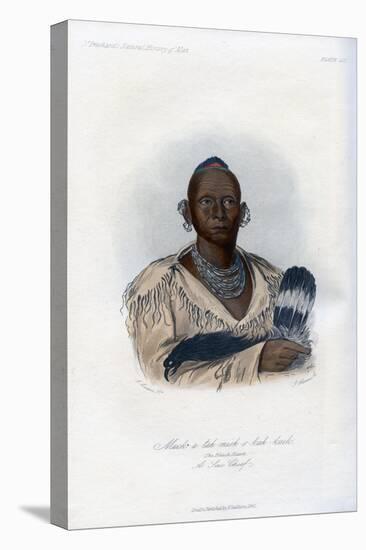 Muck-A-Tah-Mish-O-Kah-Kaik, the Black Hawk, a Sac Chief, 1848-Harris-Premier Image Canvas