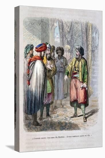 Muhammad Ali Sending His Son Ibrahim Pasha to Put Down the Saudi Revolt, 1811-1818-Jean Adolphe Beauce-Premier Image Canvas