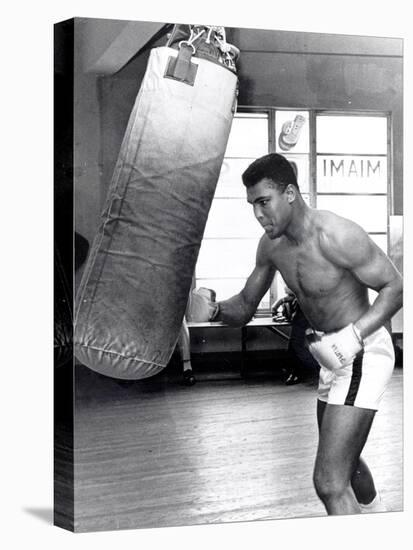 Muhammad Ali Training at the 5th Street Gym, Miami Beach, 27 September 1965-null-Premier Image Canvas