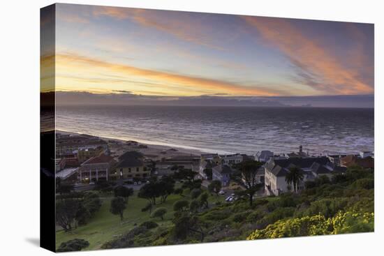 Muizenberg Beach at dawn, Cape Town, Western Cape, South Africa, Africa-Ian Trower-Premier Image Canvas