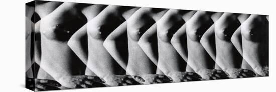 Multiple Exposure of Nude Female Torso-Gjon Mili-Premier Image Canvas