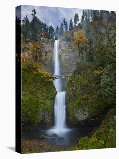 Multnomah Falls, Columbia Gorge, Oregon, USA-Gary Luhm-Premier Image Canvas