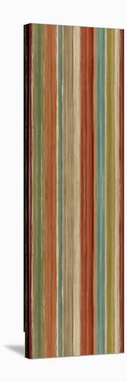 Mumbai Rainbow Stripes-Daphne Brissonnet-Stretched Canvas